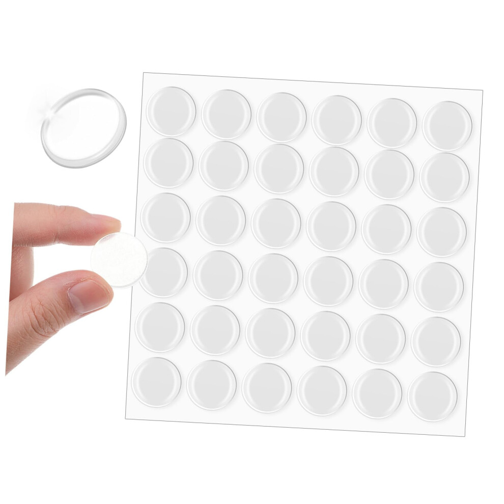 36Pcs Clear Silicone Cabinet Door Bumpers Self Adhesive Pads For Noise Reduction And Surface Protection 9073542206873
