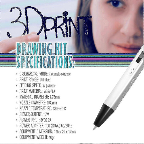 25-26 MYNT3D Professional Printing 3D Pen with OLED Display MSPHX