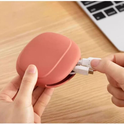 Silicone Cable Organizer Pouch Mini Storage Bag for Cables Keys 1