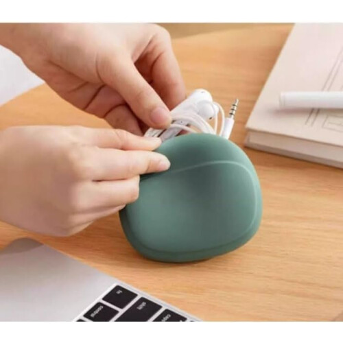 Silicone Cable Organizer Pouch Mini Storage Bag for Cables Keys 2