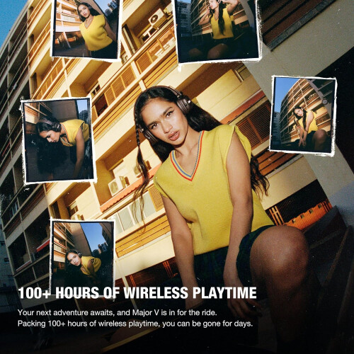 On Ear Wireless Bluetooth Headphones Portable Stereo Headset 2