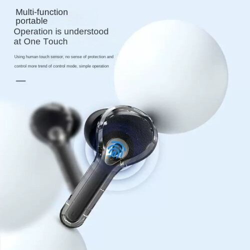 Wireless Bluetooth Earbuds, ENC Noise Cancelling, Touch Control & Long Battery 2