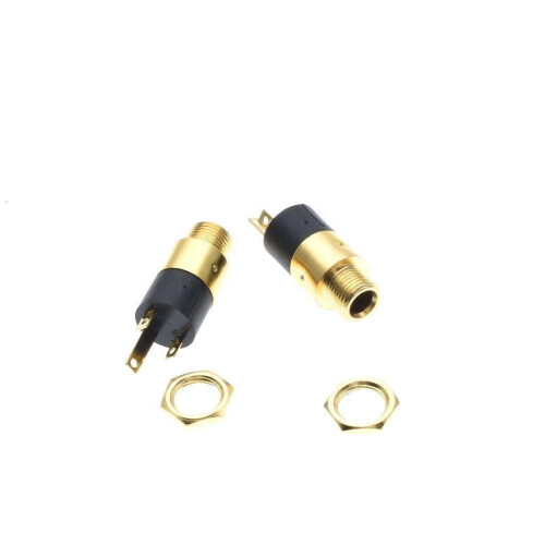 3.5mm Stereo Female Audio Jack Socket Connector Gold Plated 1