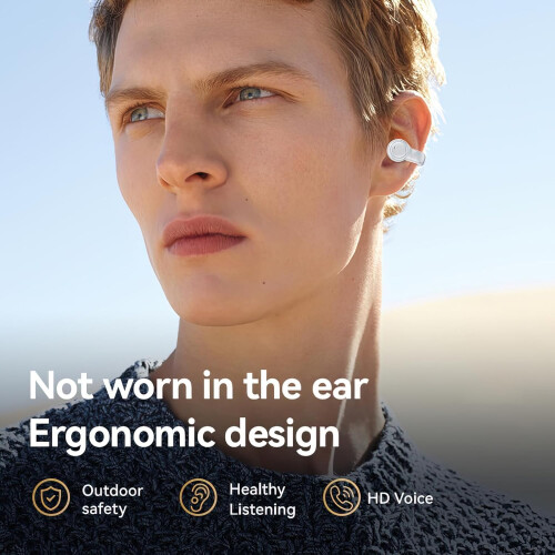 Wireless Open-Ear Bone Conduction Earbuds LED Display Bluetooth 5.3 1