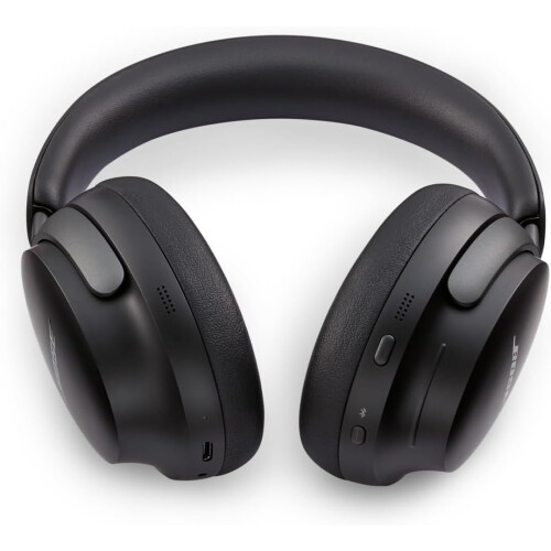 Wireless Over-Ear Noise-Cancelling Bluetooth Headphones with Mic