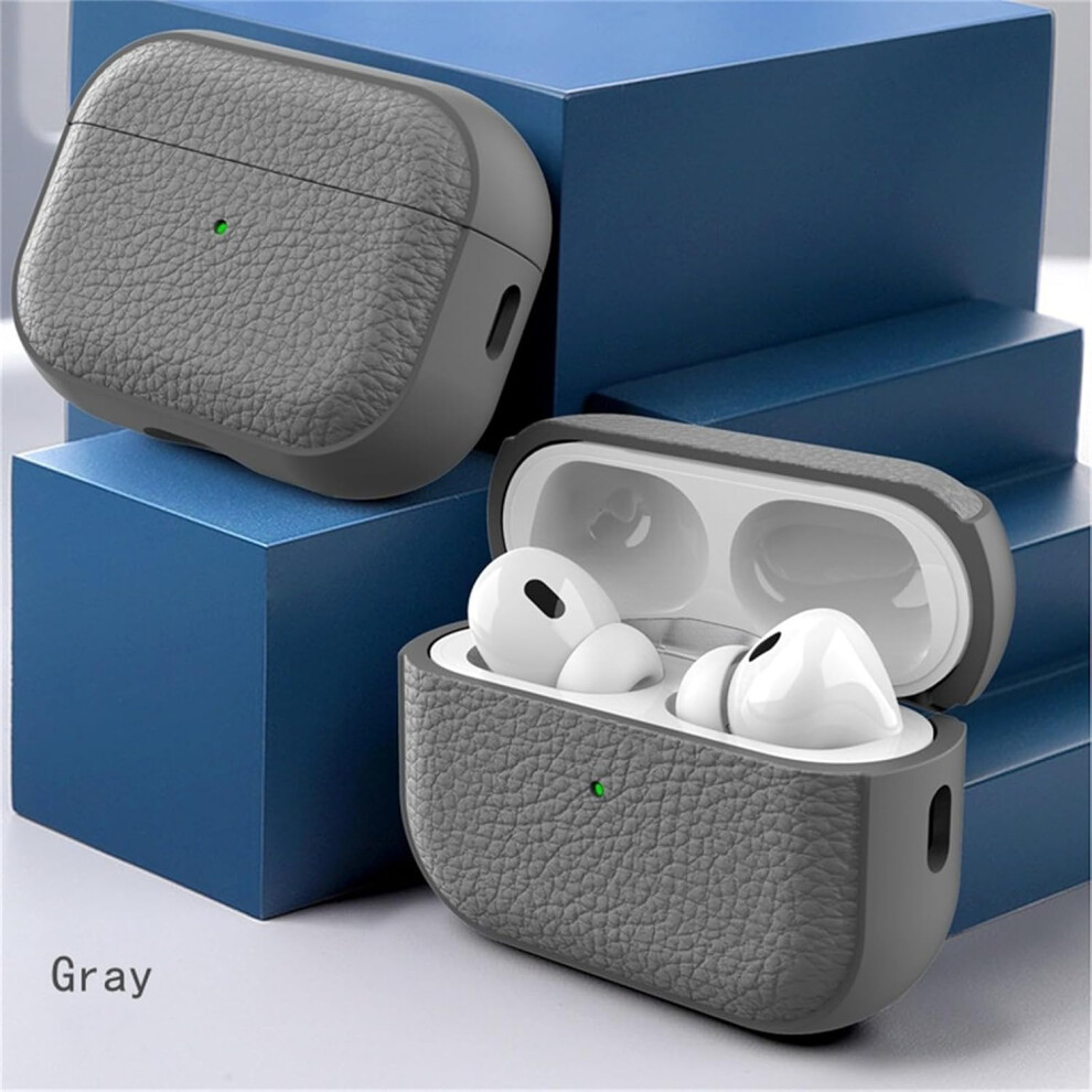 Leather Case For Airpods Pro 2/Pro Soft Tpu Cover With Keychain 8583307383080