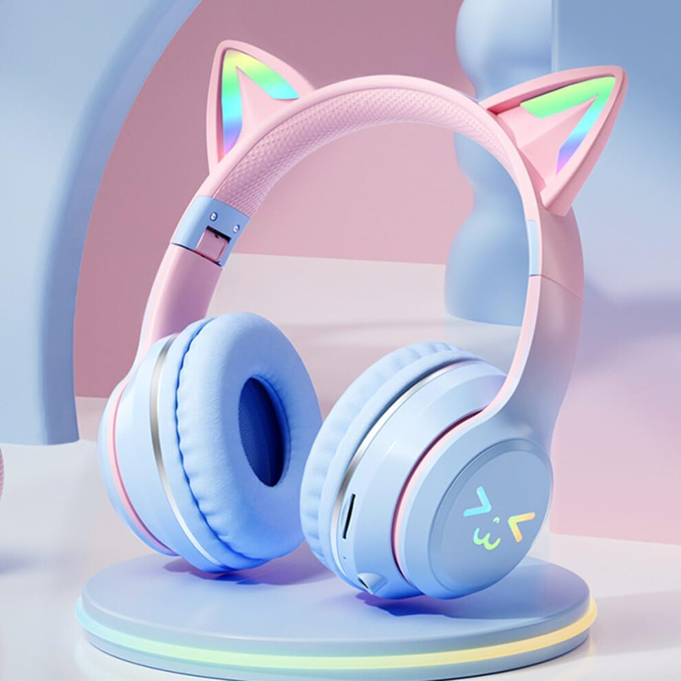 Bluetooth Foldable Earphones With Breathing For Mobile Devices Light 8583307383110