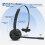 Wireless Mono Bluetooth Headset with Mic for Office & PC 7