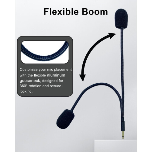 Replacement Noise-Canceling Unidirectional Microphone for Amplifier