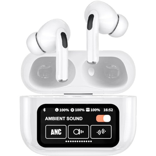 Bluetooth 5.4 Wireless Earbuds with ANC and Touch Charging Case 2