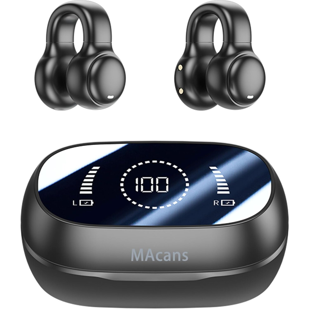 Open-Ear Bone Conduction Bluetooth 5.3 Earbuds With Led Display 8583307383349