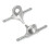 4 Pair Roller Skate Triangle Trucks,Roller Skate Plate Replacement Double Action Trucks Roller Skating Accessories 2