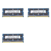 3X pour Hynix DDR3 4 Go Mémoire RAM pour Ordinateur Portable 1600 MHz PC3 12800 2RX8 1,5 V 16 IC SODIMM Mémoire Uniquement pour