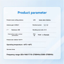 2X 4G LTE Deckenantenne für GSM 3G 2G 800-3700 MHz, Externe Innenantenne für Mobilen Signalverstärker und -Verstärker