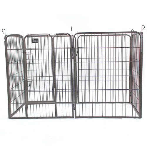 Large Heavy Duty 6 Panel Pet Playpen Metal Cage 2