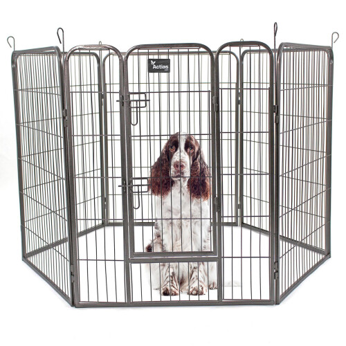 Large Heavy Duty 6 Panel Pet Playpen Metal Cage 1