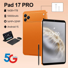 iPad 17 Pro 10,1 inch 10000mAh 16GB+1TB 32MP+16MP Snapdragon 8 Gen3 GPS-tablet Oranje