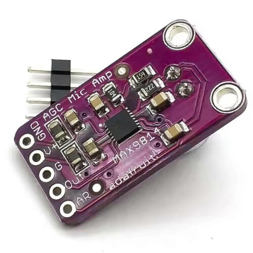 MAX9814 Microphone Amplifier Module MIC Microphone Sound Amplification for Audio Projects and Sound Systems MSPHX 2