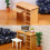 1:12 Compact Computer Desk W/Keyboard Tray Kit for Bedroom Office Study Table MSPHX 5
