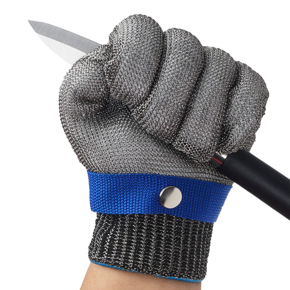 Cut Resistant Gloves Level 5 Protection Stainless Steel Wire Mesh Safety Gloves For Kitchen And Workshop 9073542207382