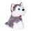 Pehmolelu Husky laukulla ja harjalla lapsille 3+ 6
