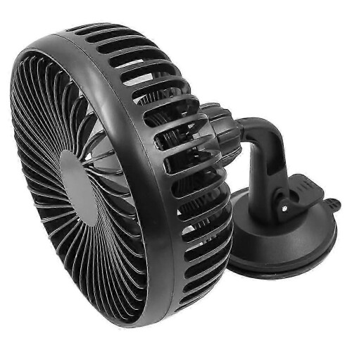 Silent rotatable fan for car, USB portable 12V/24V with suction cup MSPHX 2