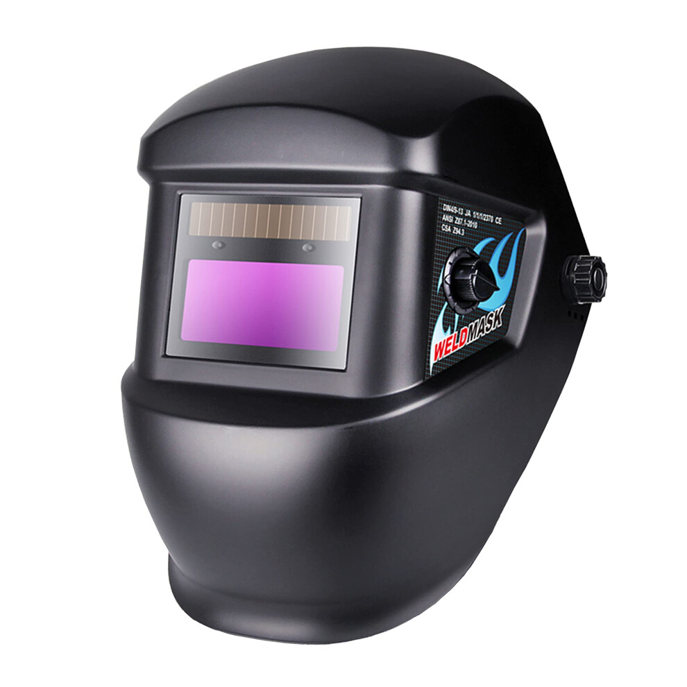 Auto Darkening Welding Helmet With Large Viewing Screen, 4 Arc Sensors Shade 4/913 For Tig Mig Arc 9073542207573
