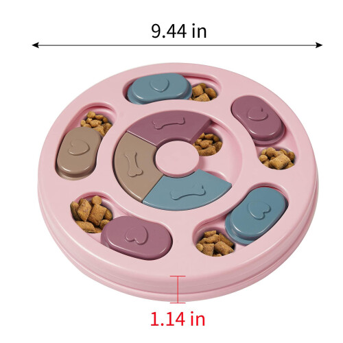Pink Interactive Dog Puzzle for IQ Training & Mental Stimulation 2