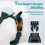 Peacock Blue Anti Pull Harness for Small Dogs Adjustable Reflective with Handle Size XL 5