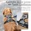 Size S Grey Anti Pull Dog Harness Adjustable Reflective with Front Attachment 7