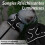 Size S Black Cat Harness Adjustable Reflective Breathable Vest with Leash 9