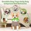 No Stuffing Squeaky Crinkle Crocodile Dog Toy Durable for Medium Large 5