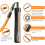 Weighted Jump Rope with Interchangeable 1/5lb 1/4lb 1/2lb 360 Spin Adjustable 3