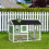 PawHut Conejera Verde 120 x 60 x 79 cm 2