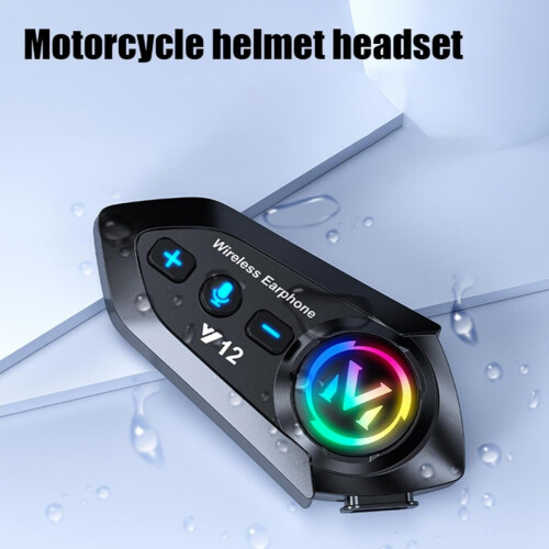 Ακουστικά Bluetooth για κράνος Y12 υψηλής ποιότητας με μπαταρία 500mAh, χρόνο αναπαρα 2