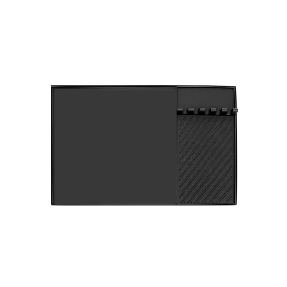 Tauoh Silicone Mats For Countertop, Kitchen Countertop Protector With Cooking Utensil Holder, Air Fryer Mat