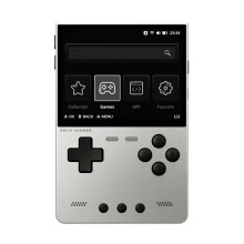 For TRIMUI BRICK Hammer Retro Video Game Console 3.2 Inch 1024x768 IPS Screen Open Source Handheld GamePad Silver