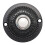 Round Doorbell Push Button, Metal Black Wired Lighted  LED Doorbell Button Replacement Solid Iron Door Bell Warm White 2
