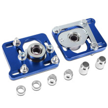 Front +/- 2.5 Adjustable Camber Caster Plates Coilover Alignment Kit for Mustang 4th Gen 1994-2004 Accessories