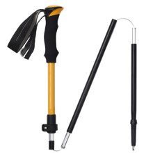 Foldable 7075 Aluminum Trekking Pole Portable Shock Absorbing Adjustable Outdoor Hiking Walking Stick