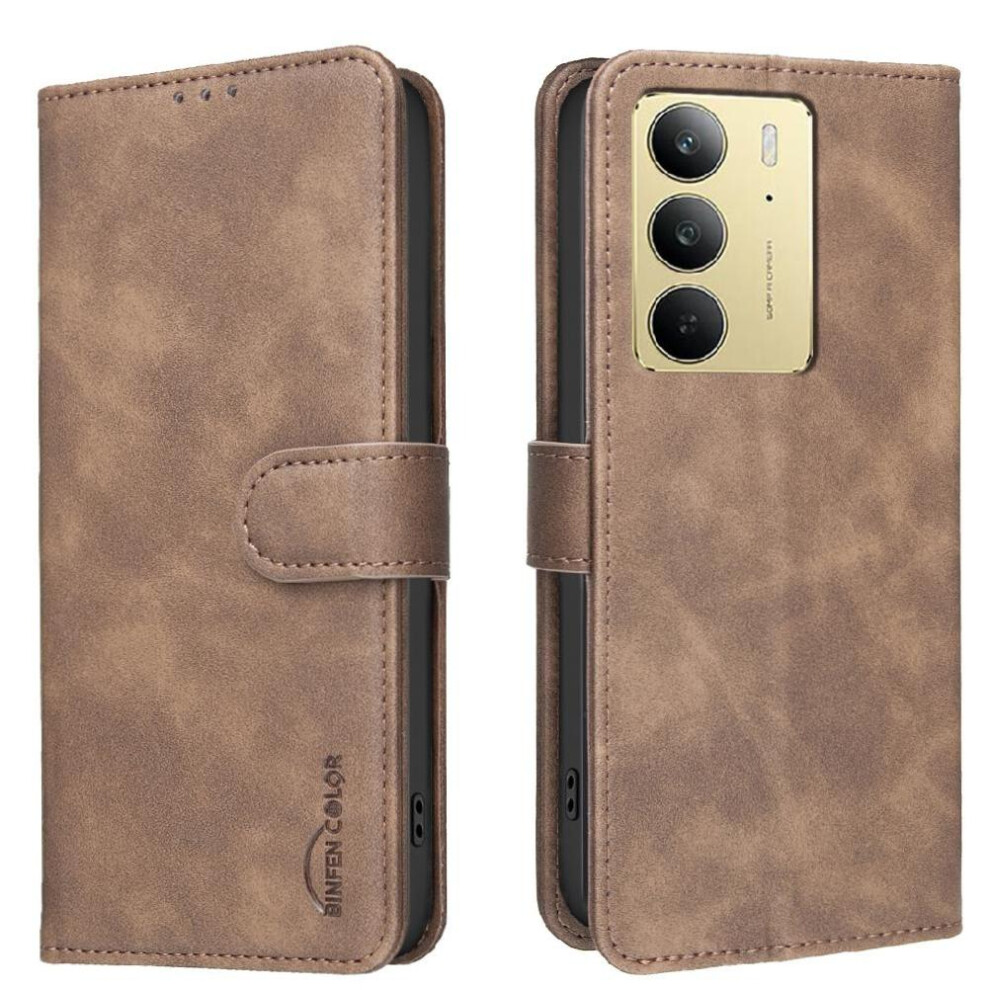 () Phone Case For Realme C75 4G Convenient Kickstand All Round Shockproof Rfid Blocking Protection Drop Protection 764563352555