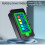 Waterproof Digital LCD Voltmeter Battery Capacity Tester Voltage Indicator DC8-100V 12V 24V 36V 48V 72V 6
