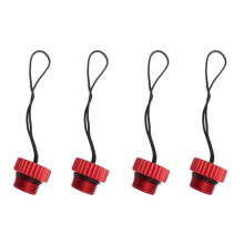 4X Scuba Diving DIN Valvola del Serbatoio Coperchio Filettato 5/8-14NPS Tappo Antipolvere Tappo Antipolvere Proteggi Serbatoio Regolatore Coperchio di