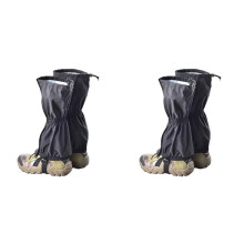 4 Pcs Outdoor Mountaineering Waterproof Snow Cover Zipper Shoe Cover Snow Mountain Skiing Leg Binding Leg Cover