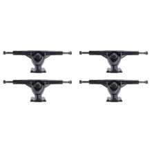 2X 7 Zoll LongBoard Trucks Skateboard Truck für Flat-Plate Bridge Aluminium Universal Longboard Skateboard Halterung, Schwarz