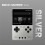 For TRIMUI BRICK Hammer Retro Video Game Console 3.2 Inch 1024x768 IPS Screen Open Source Handheld GamePad Silver 4