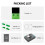 For TRIMUI BRICK Hammer Retro Video Game Console 3.2 Inch 1024x768 IPS Screen Open Source Handheld GamePad Green 7