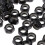 100Pcs Sturdy Skateboard Longboard Trucks Wheels Replacement Axle Nuts Hardware Black Skateboard Trucks Axle Nuts 6