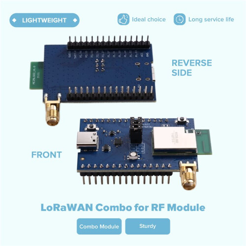 Long Range BLE 6.0 LoRaWAN Combo for RF Module MX25LE02 SX1262 NRF54L15 PCB Antenna Uart Wireless & RF Lora Module 2