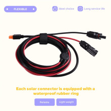Solar Charging Cable Connector Extension Cable Solar Panel Charging Cable for